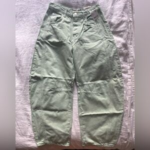 NWT We The Free Good Luck Mid-Rise Barrel Jeans